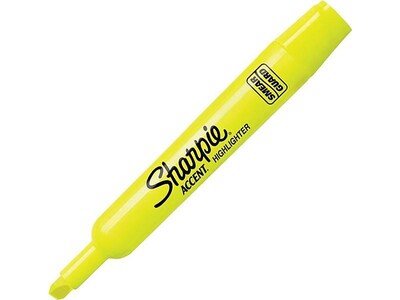 Sharpie Tank Highlighter, Chisel Tip, Yellow (25025)