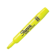 Sharpie Tank Highlighter, Chisel Tip, Yellow (25025)