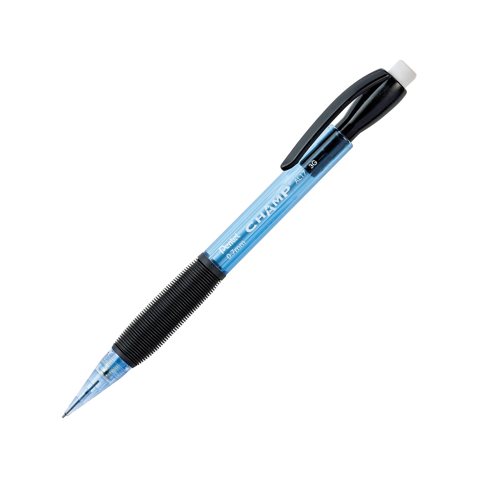 Pentel Champ Mechanical Pencil, 0.7mm, #2 Medium Lead, Dozen (AL17C)