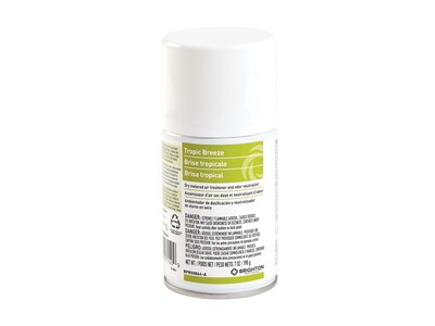 Brighton Professional™ Aerosol Refill Metered Air Freshener, Tropic Breeze, 7 Oz., 4/Ct (BPR50864-A)