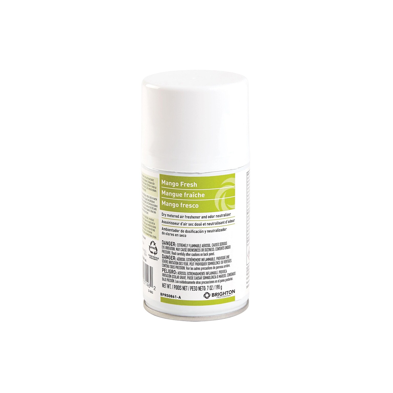 Brighton Professional™ Aerosol Refill Metered Air Freshener, Mango Fresh, 7 Oz., 4/Ct (BPR50861-A)