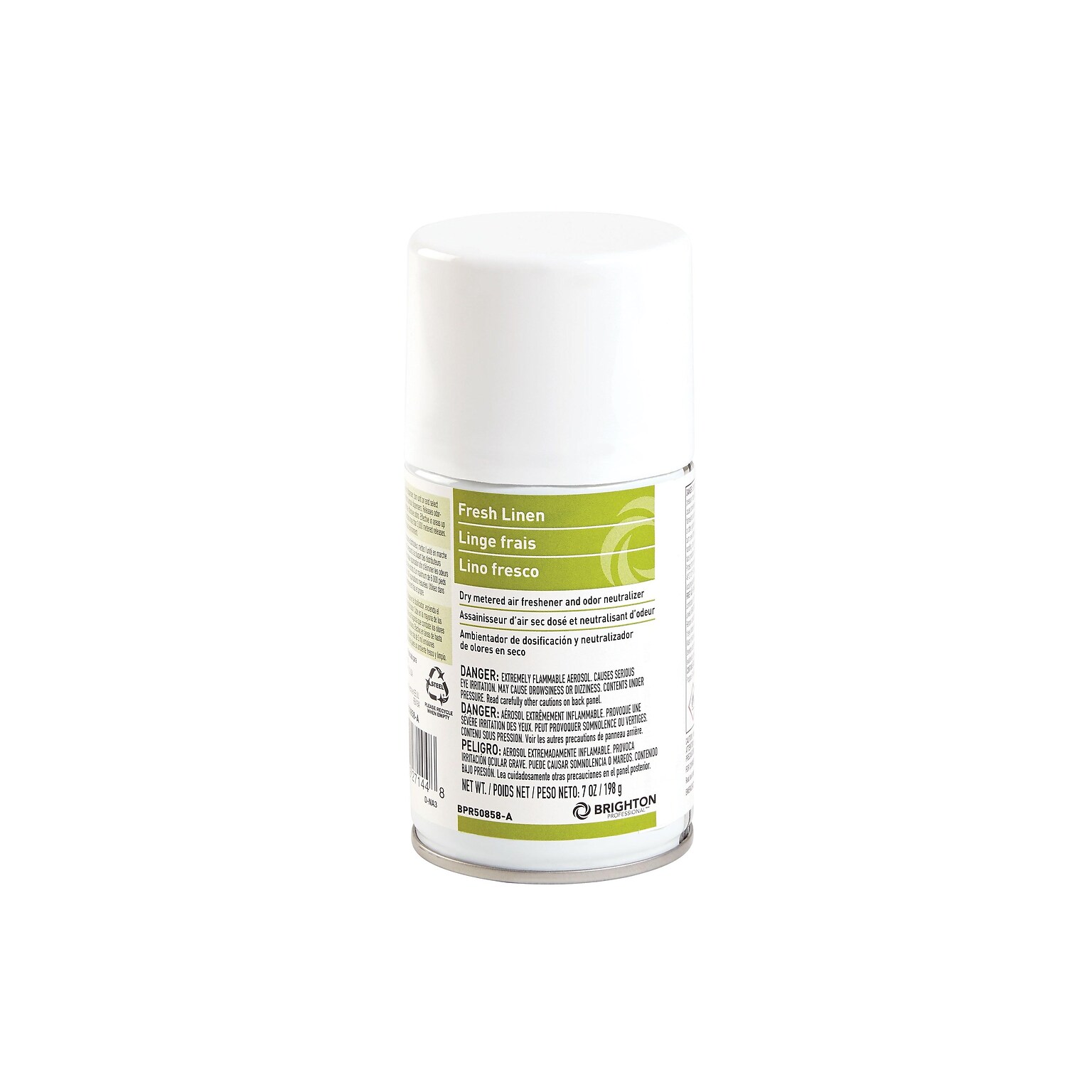 Brighton Professional™ Aerosol Refill Metered Air Freshener, Fresh Linen, 7 Oz., 4/Ct (BPR50858-A)