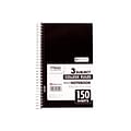 Mead 3-Subject Notebooks, 6 x 9.5, College Ruled, 150 Sheets, Assorted Colors, 12/Carton (06900CT)