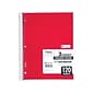 Mead Spiral 3-Subject Notebooks, 8.5" x 11", College Ruled, 120 Sheets, Assorted Colors, Each (06710)