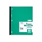 Mead Wireless Neatbook 1-Subject Notebook, 8" x 10.5", Wide Ruled, 80 Sheets, Assorted (05222)