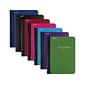Staples Poly Composition Notebook, 9.75" x 7.5", Wide Ruled, 80 Sheets, Assorted Colors, 24/Carton (41634CT)