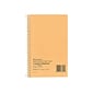 Rediform Brown Board Cover 1-Subject Notebooks, 5" x 7.75", Narrow Ruled, 80 Sheets, Brown (RED33002)