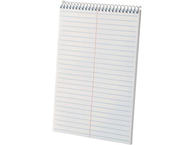 Ampad Steno Pad, 6" x 9", Gregg Ruled, White, 80 Sheets/Pad (TOP 25-774)