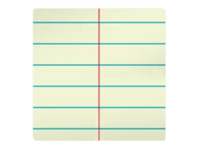 Ampad Steno Pad, 6" x 9", Gregg Ruled, Green, 60 Sheets/Pad (TOP 25-270)