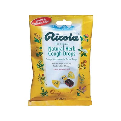 Ricola Cough & Sore Throat Lozenges, 21/Pack (5302-OWN-SBA)