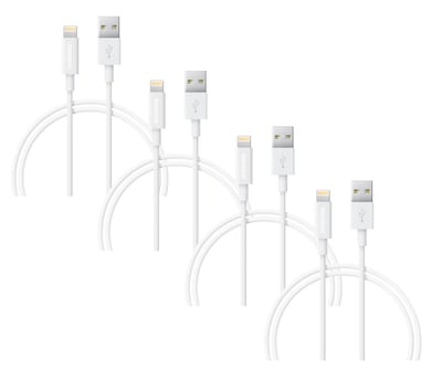 Delton Lightning USB Cable for All iPhones, White (CE14548A)