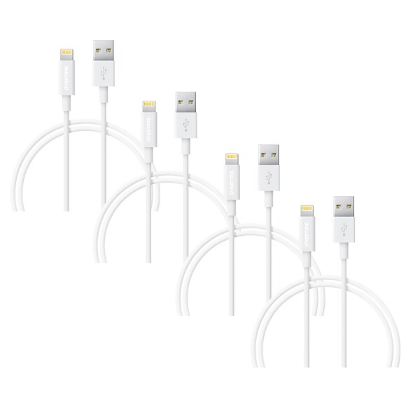 Delton Lightning USB Cable for All iPhones, White (CE14548A)