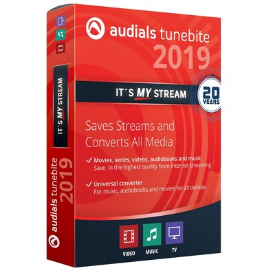 Avanquest Audials Tunebite 2019 Platinum for 1 User, Windows, Download (11223-E)