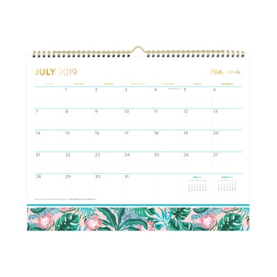 2019-2020 Blue Sky 15 x 12 Wall Calendar, FF Protea (113974)