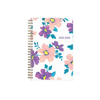 2019-2020 Blue Sky 5x8 Planner, Preppy Floral Purple (118176)