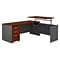 Bush Business Furniture Westfield 72W 3 Position Sit to Stand L Desk with Mobile File Cabinet, Hans