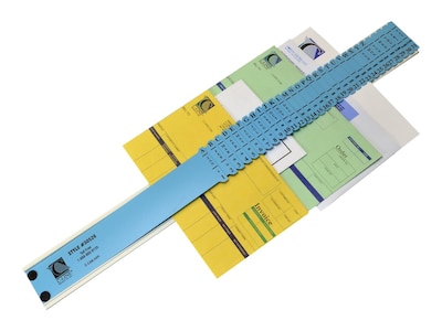 C-Line Plastic Compact File Sorter, Multiple Index, Blue (30526)