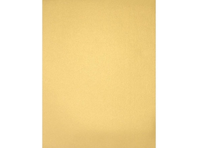 LUX 30% Recycled Colored Paper, 43 lbs., 8.5 x 11, Gold Metallic, 50 Sheets/Pack (81211-P-40-50)