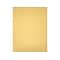 LUX 30% Recycled Colored Paper, 43 lbs., 8.5 x 11, Gold Metallic, 50 Sheets/Pack (81211-P-40-50)