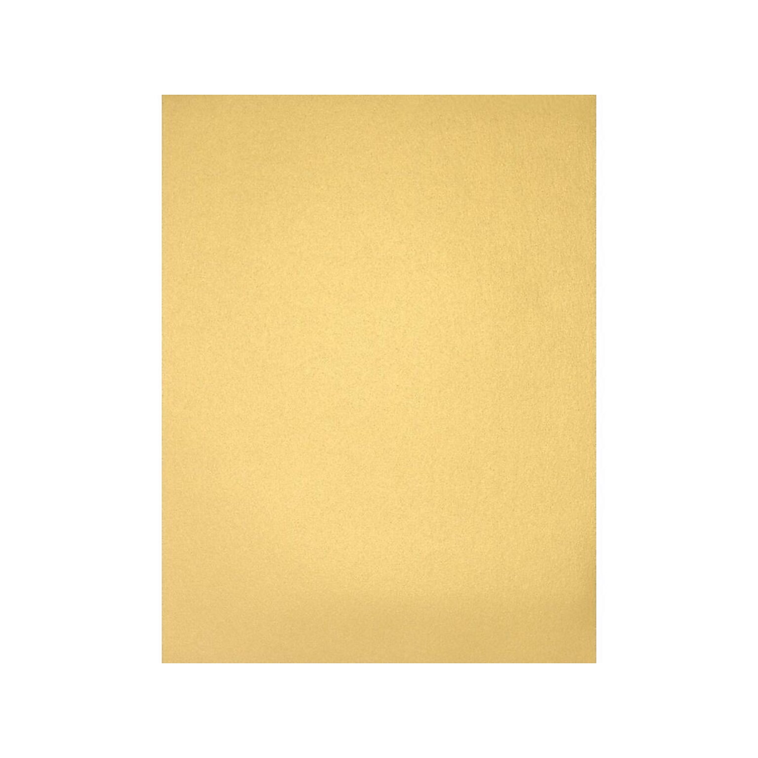 LUX 30% Recycled Colored Paper, 43 lbs., 8.5 x 11, Gold Metallic, 50 Sheets/Pack (81211-P-40-50)