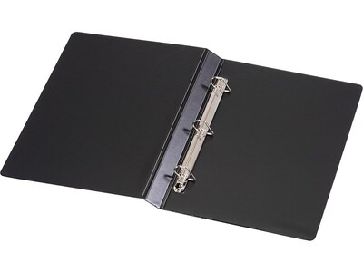 Cardinal 1" 3-Ring Non-View Binder, D-Ring, Black (14232V3)