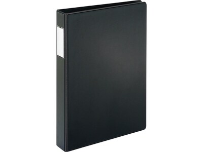 Cardinal 1" 3-Ring Non-View Binder, D-Ring, Black (14232V3)