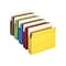 Smead 10% Recycled Reinforced File Pocket, 3 1/2 Expansion, Letter Size, Assorted, 25/Box (1524EASM