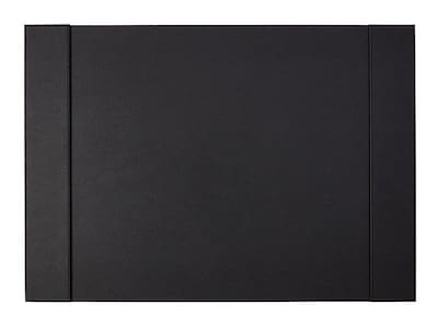 Staples Refillable Faux Leather Desk Pad 24 L X 17 W Black