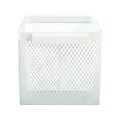 Quill® Pencil Cup, Hanging White Mesh