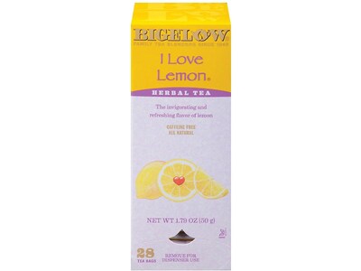 Bigelow I Love Lemon Tea Bags, 28/Box (003991)