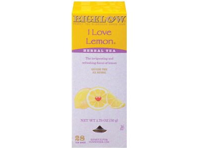 Bigelow I Love Lemon Tea Bags, 28/Box (003991)