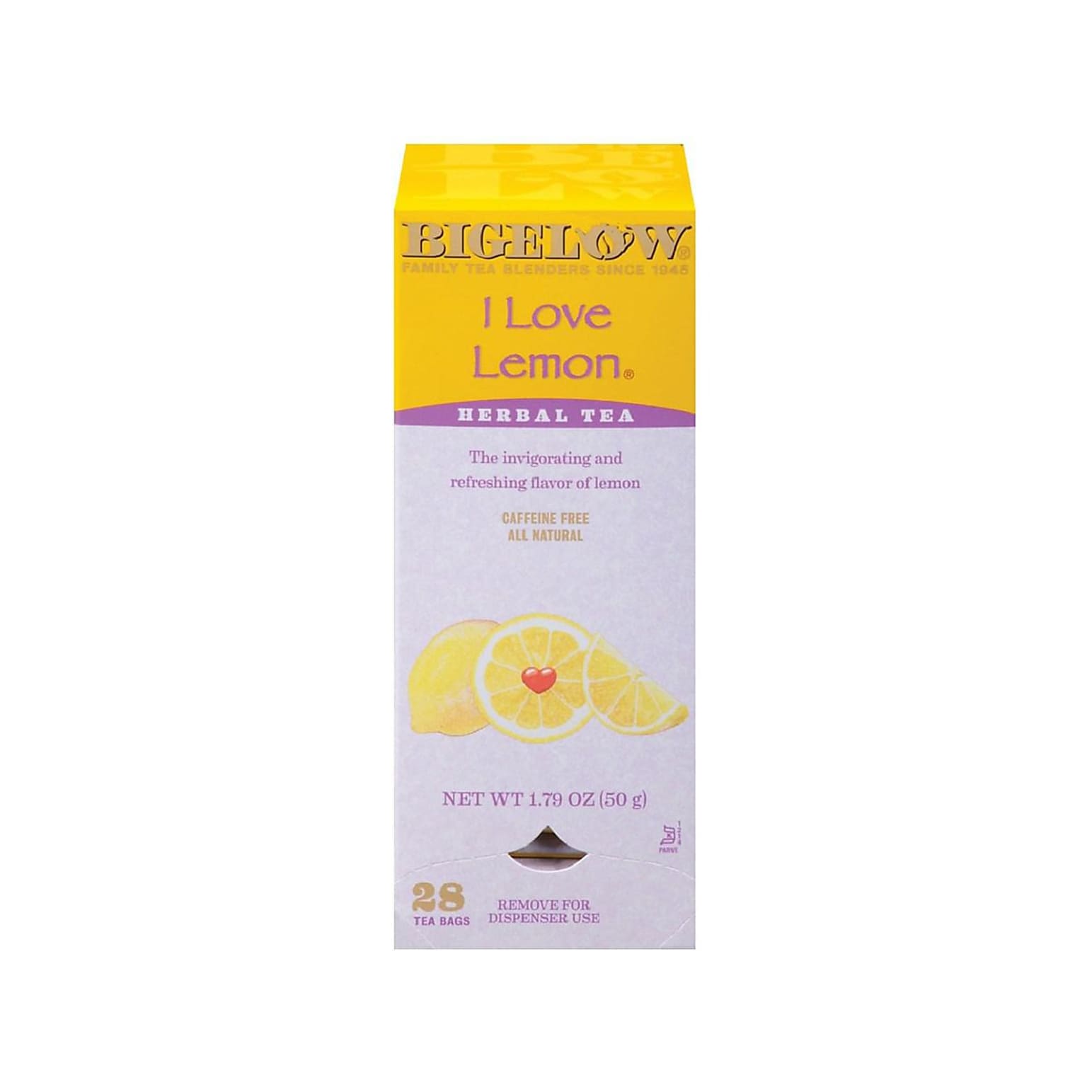 Bigelow I Love Lemon Tea Bags, 28/Box (003991)