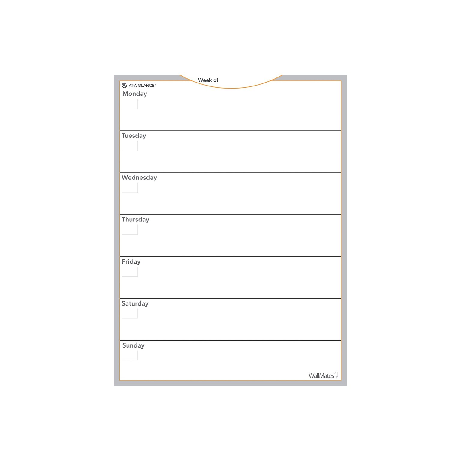 AT-A-GLANCE WallMates Undated Standard Dry-Erase Planning Board, 24H x 18W (AW503028)
