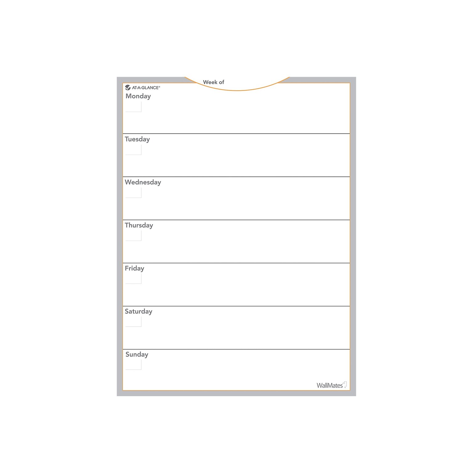 AT-A-GLANCE WallMates Standard Dry-Erase Planning Board, 24H x 18W (AW503028)