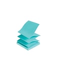 Staples® Pop-up Notes, 3 x 3, Ocean Views Collection, 100 Sheet/Pad, 12 Pads/Pack (S-33WCP12)