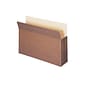 Smead File Pockets, Straight Cut Tab, 3.5" Expansion, Legal Size, Redrope, 25/Box (74224)