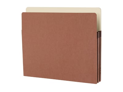 Smead Redrope File Pockets, 1.75 Expansion, Letter Size, Brown, 50/Box (73800)