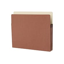 Smead Redrope File Pockets, 1.75 Expansion, Letter Size, Brown, 50/Box (73800)