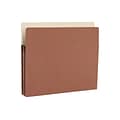 Smead Redrope File Pockets, 1.75 Expansion, Letter Size, Brown, 50/Box (73800)