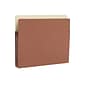 Smead Redrope File Pockets, 1.75" Expansion, Letter Size, Brown, 50/Box (73800)