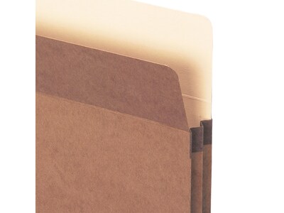 Smead Redrope File Pockets, 1.75" Expansion, Letter Size, Brown, 50/Box (73800)