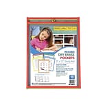 C-Line Reusable Dry Erase Pockets, Elementary Students (CLI40610)