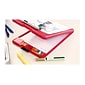 Saunders US-Works SlimMate Plastic Storage Clipboard, Letter Size, Red (00560)