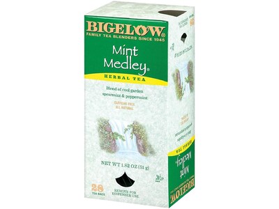 Bigelow Medley Mint Tea Bags, 28/Box (RCB003931)
