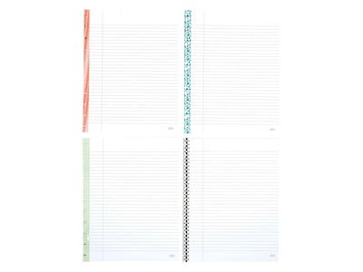 Staples Arc System College Ruled Reinforced Filler Paper, 8.5 x 11, 50 Sheets/Pack (50041XX)