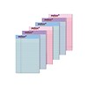 TOPS Prism Notepad, 5 x 8, Narrow Ruled, Assorted, 50 Sheets/Pad, 6 Pads/Pack (TOP63016)