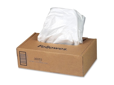 Fellowes Shredder Bags 9 Gal., 100/Box (36053)