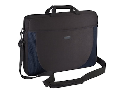 Targus Neoprene Laptop Sleeve for 17 Laptops, Black/Blue (CVR217)