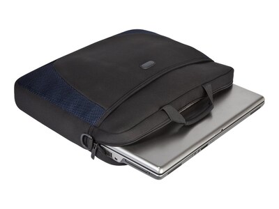 Targus Neoprene Laptop Sleeve for 17 Laptops, Black/Blue (CVR217)