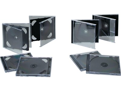 Standard CD Jewel Case, 24/Pack